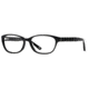 Carmen Marc Valvo CM Farrah SECM FARR00 Single Vision Prescription Eyeglasses - Black SECM FARR005330 BK