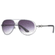 Carmen Marc Valvo CM Giada SECM GIAD06 Sunglasses - Oyster SECM GIAD065935 GM