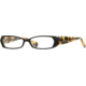 Carmen Marc Valvo CM Grable SECM GRAB00 Eyeglass Frames - Black Tortuga SECM GRAB005440 BK