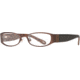 Carmen Marc Valvo CM Paloma SECM PALO00 Single Vision Prescription Eyewear - Brown Leopard SECM PALO005335 BN