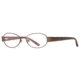 Carmen Marc Valvo CM Pauletta SECM PAUL00 Single Vision Prescription Eyewear - Bronze SECM PAUL005335 GO
