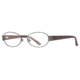 Carmen Marc Valvo CM Pauletta SECM PAUL00 Single Vision Prescription Eyewear - Slate SECM PAUL005335 GM
