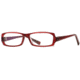 Carmen Marc Valvo CM Savina SECM SAVI00 Progressive Prescripton Eyeglasses - Ruby SECM SAVI005530 RD