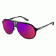 Carrera 100/S Progressive Prescription Sunglasses CA100S-0HKQ-MI-5912 - Frame Color Black Ruthenium, Lens Diameter 59 mm
