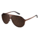 Carrera 100/S Progressive Prescription Sunglasses CA100S-0HKY-EJ-5912 - Lens Diameter 59 mm, Frame Color Brown Havana Bw