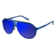 Carrera 100/S Progressive Prescription Sunglasses CA100S-0HKU-XT-5912 - Frame Color Matte Blue Ruthenium, Lens Diameter 59 mm
