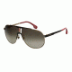 Carrera 1005/S Progressive Prescription Sunglasses CA1005S-02M2-HA-6609 - Frame Color Black/Gold, Lens Diameter 66 mm