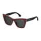Carrera 1009/S Sunglasses CA1009S-0LHF-IR-5218 - Opal E Burgundy Frame, Gray Blue Pz Lenses, Lens Diameter 52mm, Distance Between Lenses 18mm