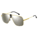 Carrera 1018/S Prescription Sunglasses CA1018S-0RHL-T4-6311 - Frame Color Gold / Black, Lens Diameter 63 mm