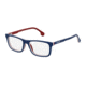Carrera 1106/V Single Vision Prescription Eyeglasses CA1106-0PJP-5517 - Blue Frame, Lens Diameter 55mm, Distance Between Lenses 17mm