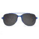 Carrera 114/S Sunglasses CA114S-0D6K-P9-5518 - Matte Blue Frame, Gray Lenses, Lens Diameter 55mm, Distance Between Lenses 18mm