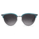 Carrera 117/S Sunglasses CA117S-0RI6-IC-5218 - Dark Rust Teal Frame, Gray Mirror Shaded Silver Lenses, Lens Diameter 52mm, Distance Between Lenses 18mm