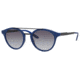 Carrera 123/S Progressive Prescription Sunglasses CA123S-0W24-JJ-4921 - Frame Color Blue/Black, Lens Diameter 49 mm
