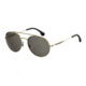Carrera 131/S Single Vision Prescription Sunglasses CA131S-0J5G-IR-5619 - Frame Color Gold, Lens Diameter 56 mm