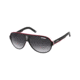 Carrera 25 Sunglasses - Black Red White Frame, Dark Gray Gradient Lenses CA25S0WYS9O
