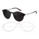 Carrera 5022/S Single Vision Prescription Sunglasses CA5022S-09CQ-NR-4922 - Frame Color Ruthenium Black, Lens Diameter 49 mm