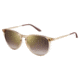 Carrera 5030/S Single Vision Prescription Sunglasses CA5030S-0QVU-QH-5418 - Lens Diameter 54 mm, Frame Color Beige/gold