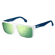 Carrera 5039/S Single Vision Prescription Sunglasses CA5039S-0WWK-Z9-5816 - Lens Diameter 58 mm, Frame Color Matte White Blue