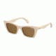Carrera 5044/S Sunglasses CA5044S-06HT-70-5019 - White Crystal Gray Frame, Brown Lenses, Lens Diameter 50mm, Distance Between Lenses 19mm