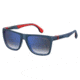 Carrera 5047/S Sunglasses CA5047S-0IPQ-KM-5617 - Matte Bl Blue Frame, Gray Multi Deg Lenses, Lens Diameter 56mm, Distance Between Lenses 17mm