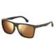 Carrera 5049/F/S Sunglasses CA5049FS-0DLD-K1-5817 - Matte Green Military Frame, Brown Gold Sp Lenses, Lens Diameter 58mm, Distance Between Lenses 17mm