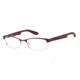 Carrera 5509 Progressive Prescription Eyeglasses CA5509-0DCI-5317 - Red Gold Burgundy Frame, Lens Diameter 53mm, Distance Between Lenses 17mm