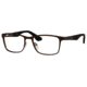 Carrera 5522 Eyeglass Frames CA5522-0NFM-5318 - Brown Black Frame, Lens Diameter 53mm, Distance Between Lenses 18mm