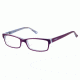 Carrera 6171 Eyeglass Frames CA6171-0K9R-5416 - Dark Light Violet Frame, Lens Diameter 54mm, Distance Between Lenses 16mm