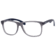 Carrera 6603 Eyeglass Frames CA6603-0BEO-5516 - Gray Matte / Blue Frame, Lens Diameter 55mm, Distance Between Lenses 16mm