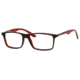 Carrera 6611 Progressive Prescription Eyeglasses CA6611-0DFT-5316 - Dark Red / Transparent Red Frame, Lens Diameter 53mm, Distance Between Lenses 16mm