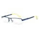 Carrera 6631 Progressive Prescription Eyeglasses CA6631-05R1-5417 - Semi Matte Blue Frame, Lens Diameter 54mm, Distance Between Lenses 17mm