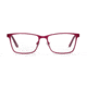 Carrera 6640 Eyeglass Frames CA6640-0HLH-5416 - Matte Red Burgundy Frame, Lens Diameter 54mm, Distance Between Lenses 16mm