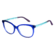 Carrera 6648 Single Vision Prescription Eyeglasses CA6648-0QKA-5315 - Gray Turquoise Frame, Lens Diameter 53mm, Distance Between Lenses 15mm