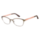 Carrera 6649 Eyeglass Frames CA6649-0T2Q-5518 - Brown-Peach Frame, Lens Diameter 55mm, Distance Between Lenses 18mm