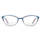 Carrera 6649 Eyeglass Frames CA6649-0SQZ-5518 - Teal Turquoise Frame, Lens Diameter 55mm, Distance Between Lenses 18mm