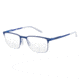 Carrera 6661 Single Vision Prescription Eyeglasses CA6661-0VBM-5220 - Matte Blue Frame, Lens Diameter 52mm, Distance Between Lenses 20mm
