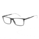 Carrera 6664 Progressive Prescription Eyeglasses CA6664-0GTN-5317 - Matte Black-Shiny Black Frame, Lens Diameter 53mm, Distance Between Lenses 17mm