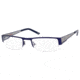 Carrera 7548 Eyeglass Frames CA7548-086I-5320 - Matte Blue / Ruthenium Frame, Lens Diameter 53mm, Distance Between Lenses 20mm