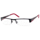 Carrera 7548 Eyeglass Frames CA7548-0IAM-5320 - Black Red Frame, Lens Diameter 53mm, Distance Between Lenses 20mm
