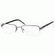 Carrera 7570 Eyeglass Frames CA7570-0WZG-5119 - Dark Ruthenium / Black White Frame, Lens Diameter 51mm, Distance Between Lenses 19mm