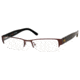 Carrera 7594 Progressive Prescription Eyeglasses CA7594-0JBQ-5218 - Matte Dark Brown Frame, Lens Diameter 52mm, Distance Between Lenses 18mm