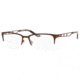 Carrera 7601 Progressive Prescription Eyeglasses CA7601-05BZ-5218 - Matte Chocolate Frame, Lens Diameter 52mm, Distance Between Lenses 18mm