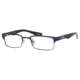 Carrera 7605 Eyeglass Frames CA7605-0BDW-4517 - Matte Blue Frame, Lens Diameter 45mm, Distance Between Lenses 17mm