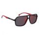 Carrera 8035/SE Sunglasses, Matte Black Frame, Red Mirror Lens, 716736231297