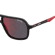 Carrera 8035/SE Sunglasses, Matte Black Frame, Red Mirror Lens, 716736231297