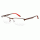 Carrera 8810 Single Vision Prescription Eyeglasses CA8810-0A24-5419 - Brown Ruthenium Frame, Lens Diameter 54mm, Distance Between Lenses 19mm