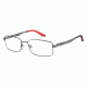Carrera 8812 Single Vision Prescription Eyeglasses CA8812-0R80-5518 - Semi Matte Dark Ruthenium Frame, Lens Diameter 55mm, Distance Between Lenses 18mm