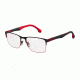Carrera 8830/V Prescription Eyeglasses CA8830-0BLX-5619 - Bkrt Crystal Red Frame, Distance Between Lenses 19mm