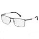 Carrera 8831 Prescription Eyeglasses CA8831-0R80-5518 - Semi Matte Dark Ruthenium Frame, Lens Diameter 55mm, Distance Between Lenses 18mm