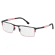 Carrera 8832 Bifocal Prescription Eyeglasses CA8832-0OIT-5519 - Black Redgd Frame, Lens Diameter 55mm, Distance Between Lenses 19mm